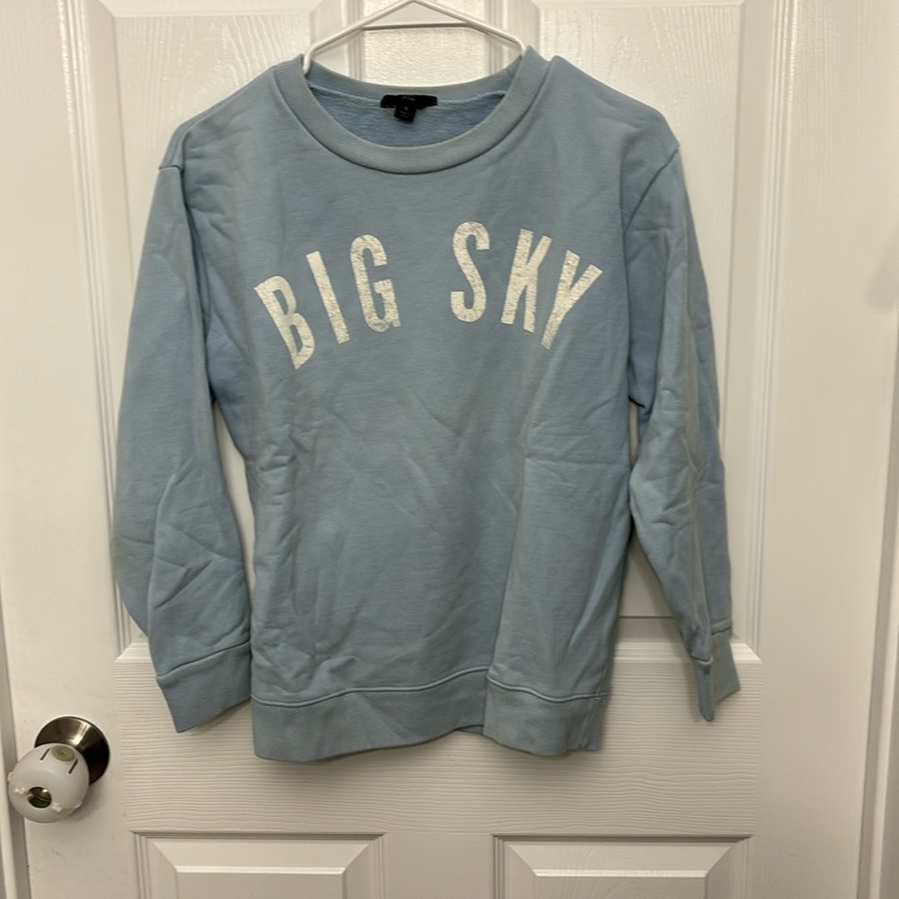 J.Crew “Big Sky” sweatshirt, small